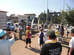西根神社での開会式の写真