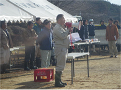 社川沿岸土地改良区挨拶の写真