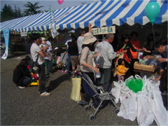 活動ブースの写真