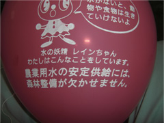 広報PR風船の写真