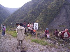 コア取山の折返し地点での写真