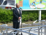 会津大川土改区 歌川理事長の写真