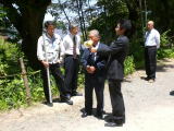 戸ノ口堰土改区 佐藤理事長の写真