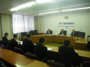 公明党福島県議会議員団での様子