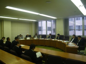自由民主党福島県議会議員会での様子