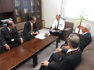 室本農村振興局次長へ要請
