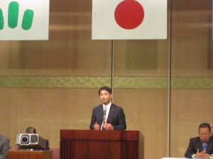 進藤金日子参議院議員祝辞