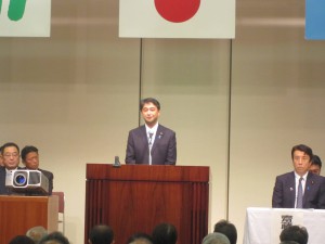 進藤金日子参議院議員祝辞