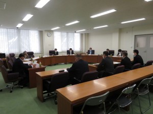 自民党福島県議会議員団での様子